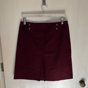 Talbots Burgundy Skirt